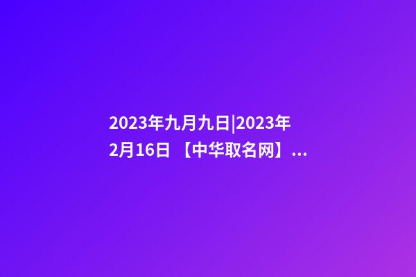 2023年九月九日|2023年2月16日 【中华取名网】与银川市XX综合服务有限公司签约-第1张-公司起名-玄机派